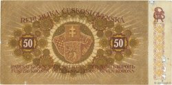 50 Korun CZECHOSLOVAKIA  1919 P.010a F