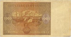 1000 Zlotych POLEN  1946 P.122 fS