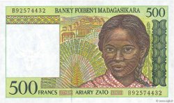 500 Francs - 100 Ariary MADAGASCAR  1994 P.075b FDC