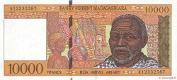 10000 Francs - 2000 Ariary MADAGASCAR  1995 P.079a UNC
