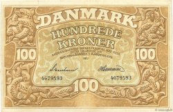 100 Kroner DINAMARCA  1935 P.028c MBC