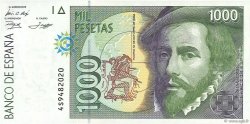 1000 Pesetas SPANIEN  1992 P.163 ST