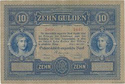 10 Gulden ÖSTERREICH  1880 P.001 SS
