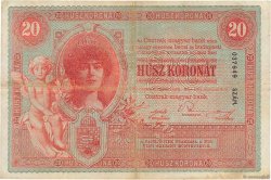 20 Kronen AUSTRIA  1902 P.005 VF-