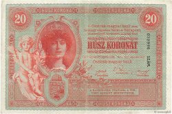 20 Kronen ÖSTERREICH  1902 P.005 SS