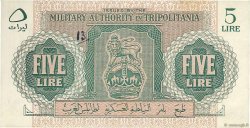 5 Lire LIBIA  1943 P.M3a EBC