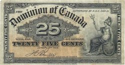 25 Cents CANADá
  1900 P.009b BC+