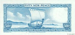 50 New Pence ÎLE DE MAN  1969 P.27a AU