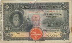 10000 Reis ANGOLA Loanda 1909 P.033 q.MB