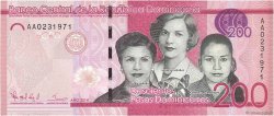 200 Pesos Dominicanos RÉPUBLIQUE DOMINICAINE  2014 P.191a UNC