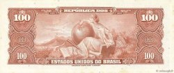 100 Cruzeiros BRAZIL  1964 P.170b UNC