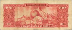 100 Cruzeiros BRASILE  1963 P.180 MB