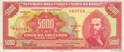 5000 Cruzeiros BRASILE  1965 P.182A BB