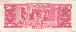 5000 Cruzeiros BRAZIL  1965 P.182A VF