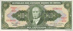 1 Centavo sur 10 Cruzeiros BRÉSIL  1967 P.183b TTB