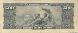 50 Centavos sur 500 Cruzeiros BRASIL  1967 P.186a MBC