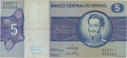 5 Cruzeiros BRAZIL  1973 P.192b F