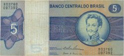 5 Cruzeiros BRAZIL  1973 P.192c F