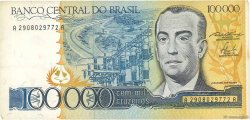 100000 Cruzeiros BRASILIEN  1985 P.205a SS