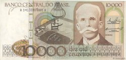 10000 Cruzeiros BRAZIL  1984 P.203a VF
