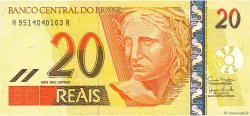 20 Reais BRAZIL  2002 P.250d UNC