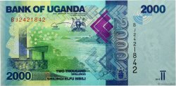 2000 Shillings UGANDA  2015 P.50c FDC