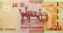 20 Namibia Dollars NAMIBIA  2015 P.17 ST