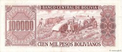 100000 Pesos Bolivianos BOLIVIA  1984 P.171a SC