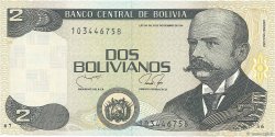 2 Bolivianos BOLIVIEN  1990 P.202b ST