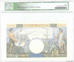 1000 Francs COMMERCE ET INDUSTRIE FRANCE  1940 F.39.03 UNC-