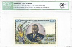 100 Francs Spécimen EQUATORIAL AFRICAN STATES (FRENCH)  1961 P.01s
 fST