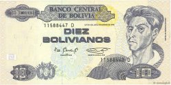 10 Bolivianos BOLIVIEN  1995 P.218 VZ