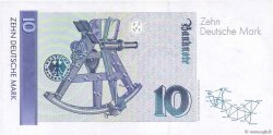 10 Deutsche Mark GERMAN FEDERAL REPUBLIC  1999 P.38d fVZ