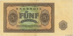 5 Deutsche Mark GERMAN DEMOCRATIC REPUBLIC  1948 P.11b VF-