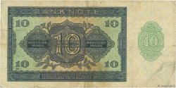 10 Deutsche Mark REPUBBLICA DEMOCRATICA TEDESCA  1948 P.12b MB