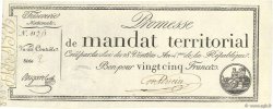 25 Francs avec série FRANCIA  1796 Ass.59b EBC