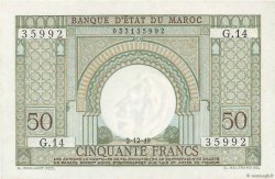 50 Francs MAROC  1949 P.44 pr.NEUF