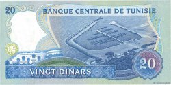 20 Dinars TUNISIA  1983 P.81 UNC