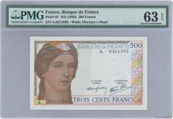 300 Francs FRANCE  1938 F.29.01 UNC-