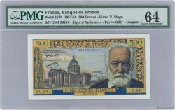 500 Francs VICTOR HUGO FRANCE  1957 F.35.07 UNC-