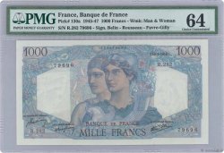 1000 Francs MINERVE ET HERCULE FRANCIA  1946 F.41.14 q.FDC