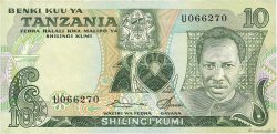 10 Shilingi TANZANIA  1978 P.06a BB