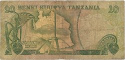10 Shilingi TANZANIA  1978 P.06c B