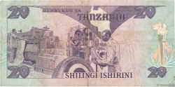 20 Shilingi TANZANIA  1985 P.09 MB