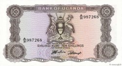 10 Shillings UGANDA  1966 P.02a ST