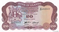 20 Shillings UGANDA  1966 P.03a UNC