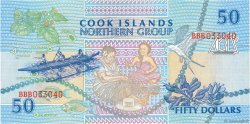 50 Dollars ISOLE COOK  1992 P.10a