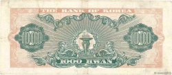 1000 Hwan SOUTH KOREA   1961 P.25b F