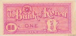 1 Won SOUTH KOREA   1953 P.11a VF