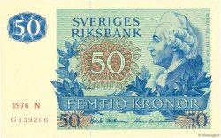 50 Kronor SWEDEN  1976 P.53b UNC